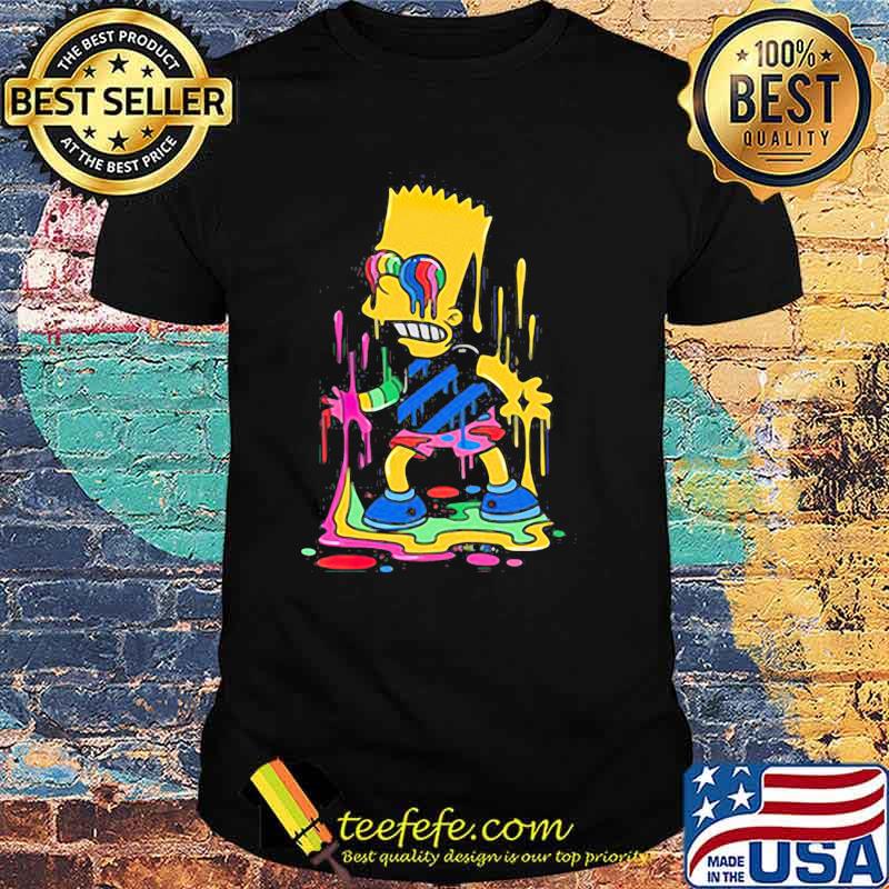 Trippy Bart gigapixel standard scale Shirt