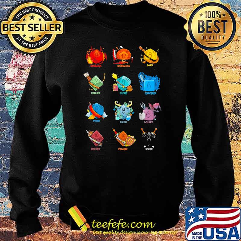 Type Of Dice Class Shirt Sweater Type Of Dice Class Shirt Sweater