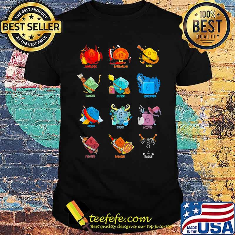 Type Of Dice Class Shirt Type Of Dice Class Shirt