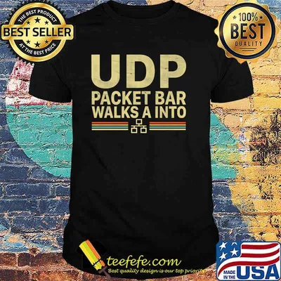 UDP Packet Bar Walk A Into Vintage T-Shirt
