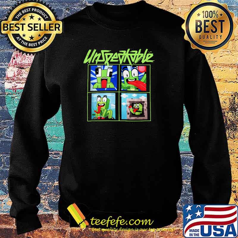Unzaedable Gaming Four Sided Shirt Sweater Unzaedable Gaming Four Sided Shirt Sweater