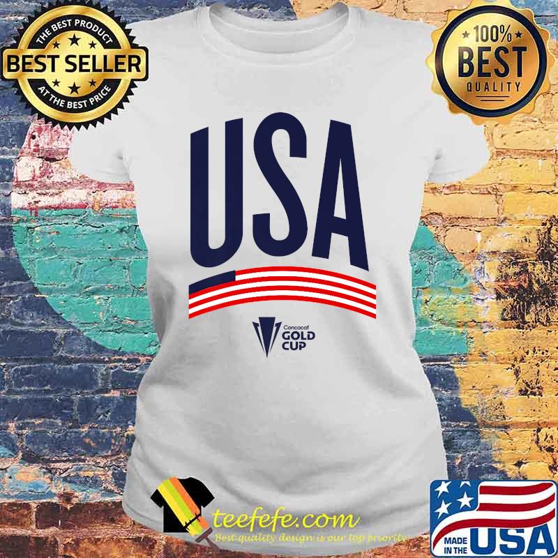USA Concacaf Gold Cup Premium T-Shirt Laides tee USA Concacaf Gold Cup Premium T-Shirt Laides tee