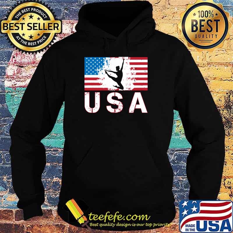 USA Gymnastics American flag T-Shirt Hoodie USA Gymnastics American flag T-Shirt Hoodie