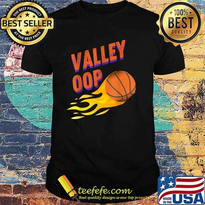 Valley Oop Basketball Retro Grunge T-Shirt