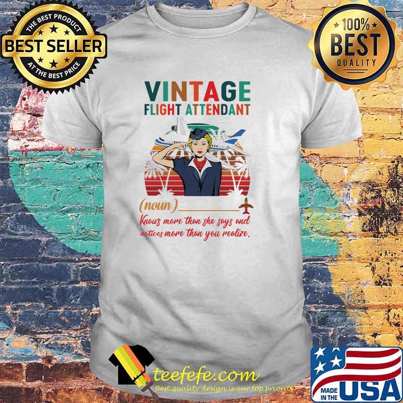 Vintage flight attendant definition vintage shirt