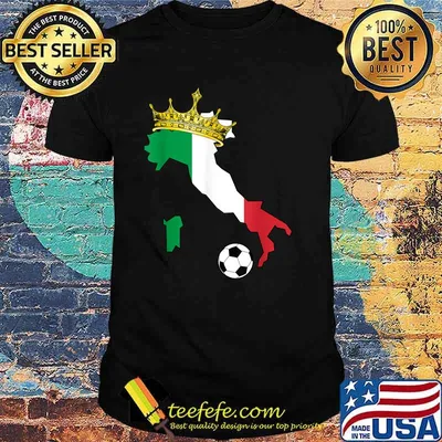 Vintage Italia Football Soccer Italian Flag 2021 Graphic Shirt