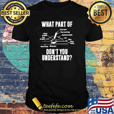 What part of dont you understand welder shirt