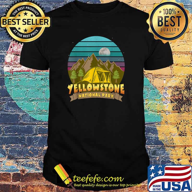 Yellowstone National Park Camping Vintage T-Shirt