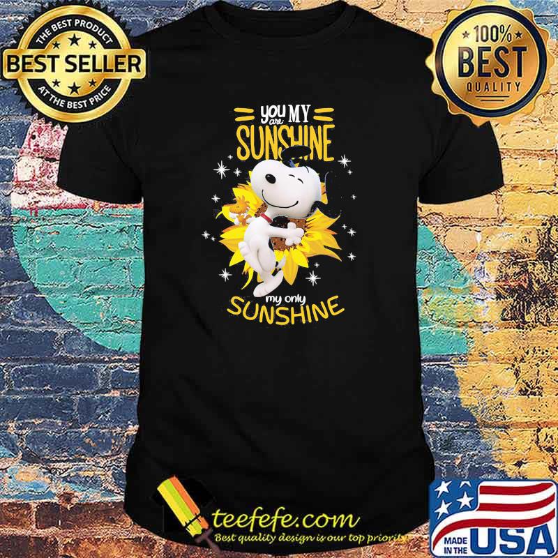 You are my sunshine my only sunshine snoopy sunflower shirt