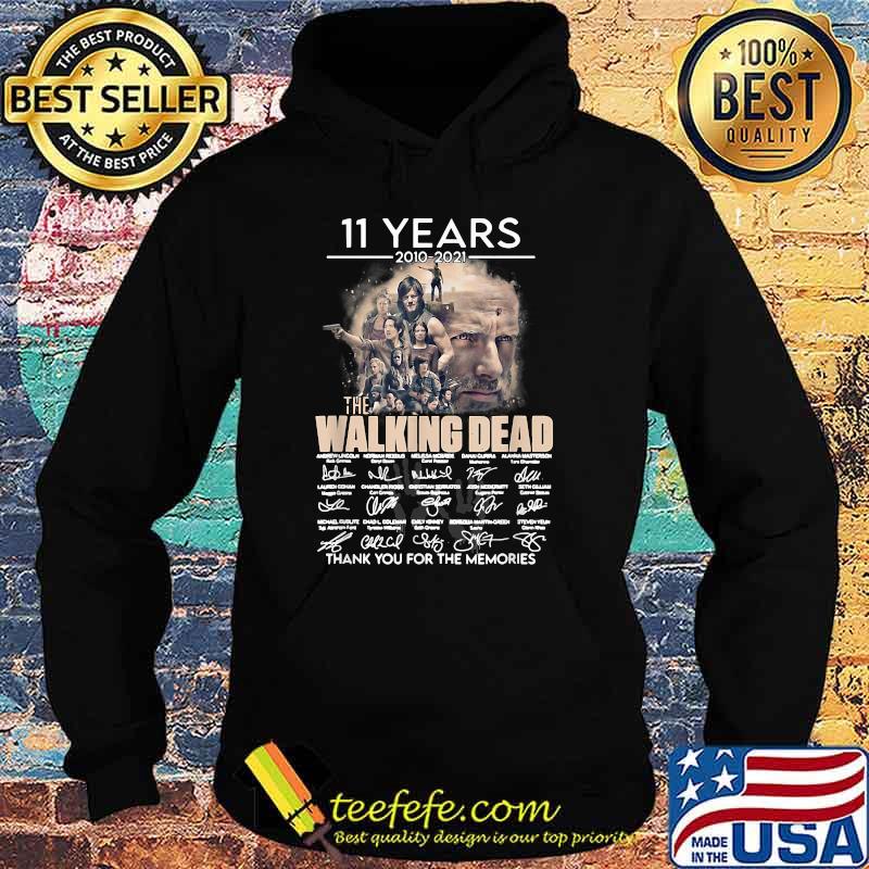 11 Years 2021 The Walkings Dead Thank You For The Memories T-Shirt Hoodie 11 Years 2021 The Walkings Dead Thank You For The Memories T-Shirt Hoodie