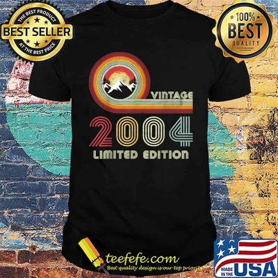 17 Year Old Gifts Vintage 2004 Limited Edition 17th Birthday T-Shirt