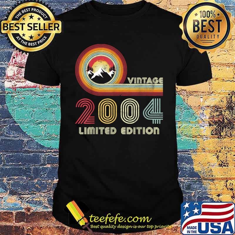 17 Year Old Gifts Vintage 2004 Limited Edition 17th Birthday T-Shirt