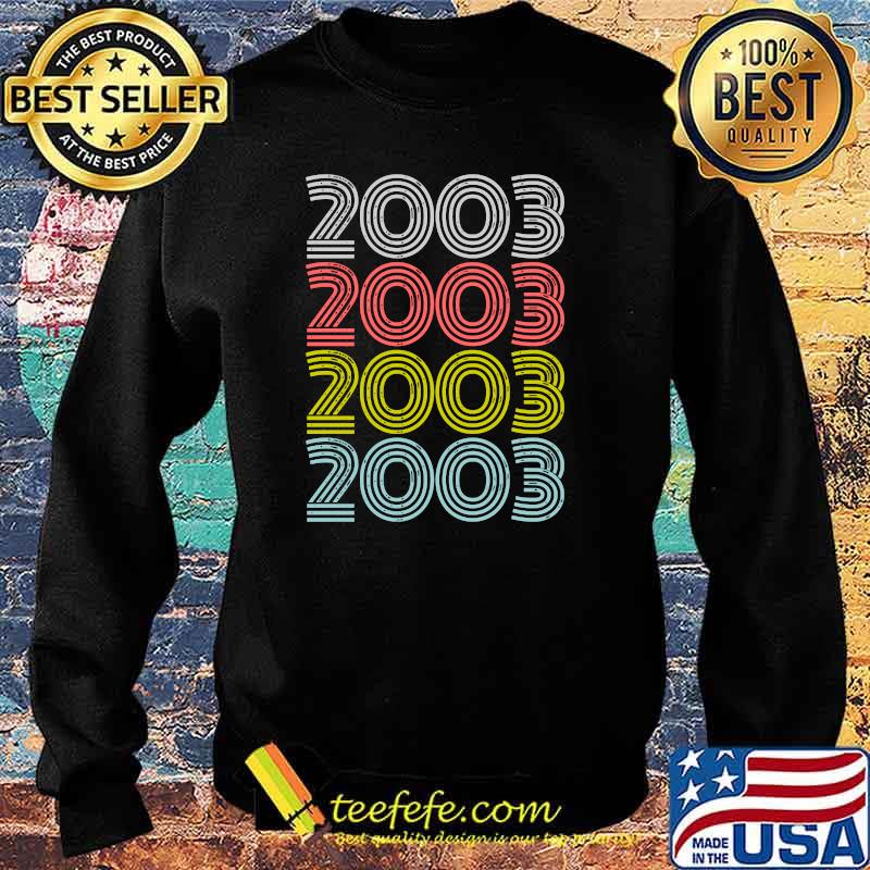 2003 Presents Happy Bday T-Shirt Sweater 2003 Presents Happy Bday T-Shirt Sweater