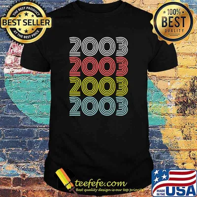 2003 Presents Happy Bday T-Shirt