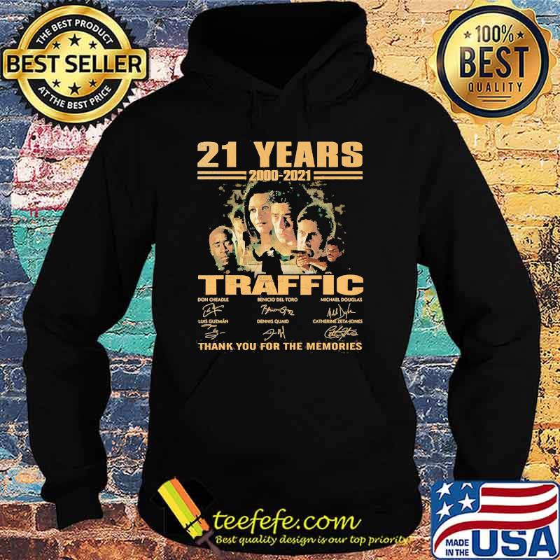 21 years 2000 2021 traffic thank you for the memories signatures Hoodie 21 years 2000 2021 traffic thank you for the memories signatures Hoodie