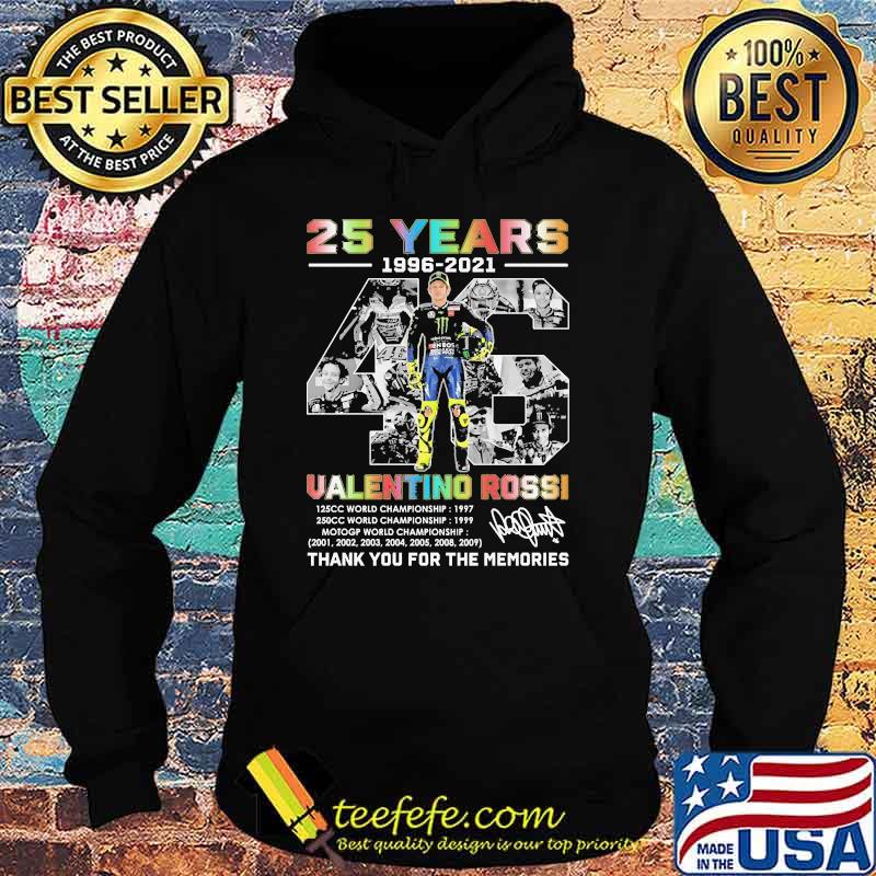 25 years 1996 valentino rossi thank you for the memories signature Hoodie 25 years 1996 valentino rossi thank you for the memories signature Hoodie