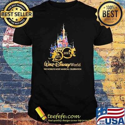 50 years 1971 2021 walt disney world the worlds most magical celebration shirt