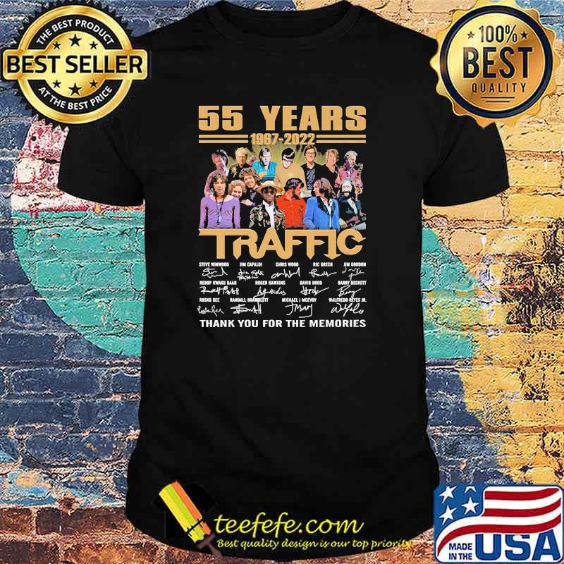 55 years 1967 2022 traffic thank you for the memories signatures shirt 55 years 1967 2022 traffic thank you for the memories signatures shirt