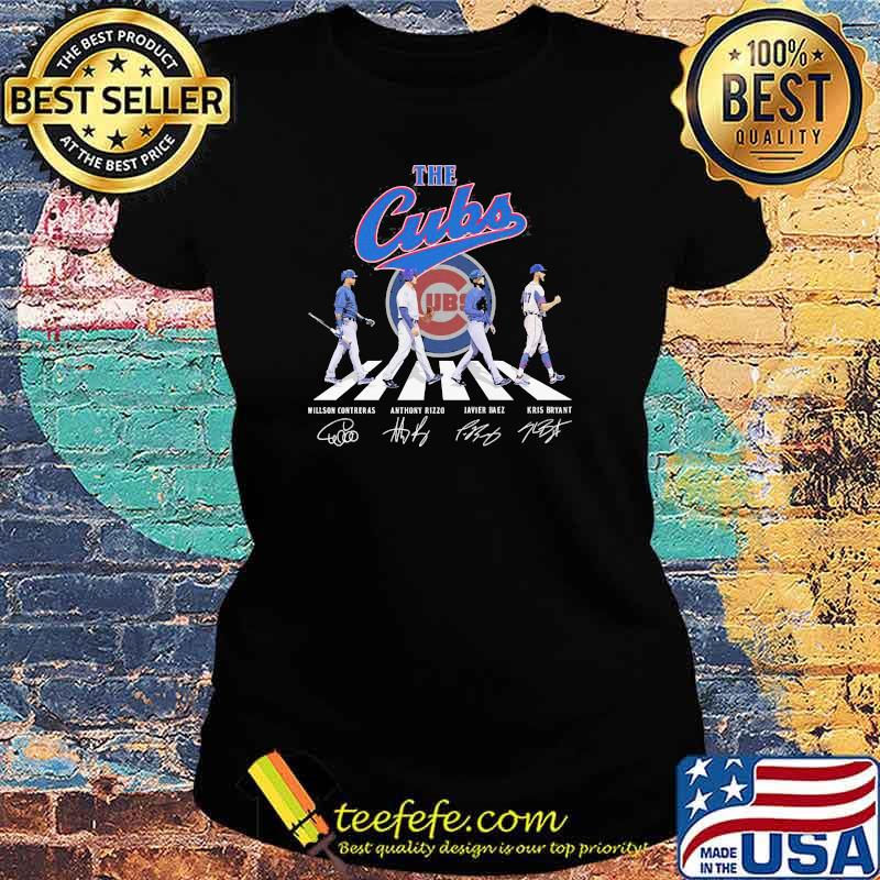 Abbey road the cubs signatures Ladies tee Abbey road the cubs signatures Ladies tee