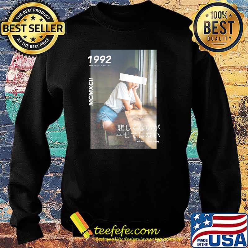 Aesthetic Japanese Vintage Streetwear Fashion Graphic T-Shirt Sweater Aesthetic Japanese Vintage Streetwear Fashion Graphic T-Shirt Sweater