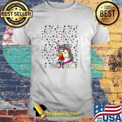 All The Unicorn Chicken With Candies T-Shirt