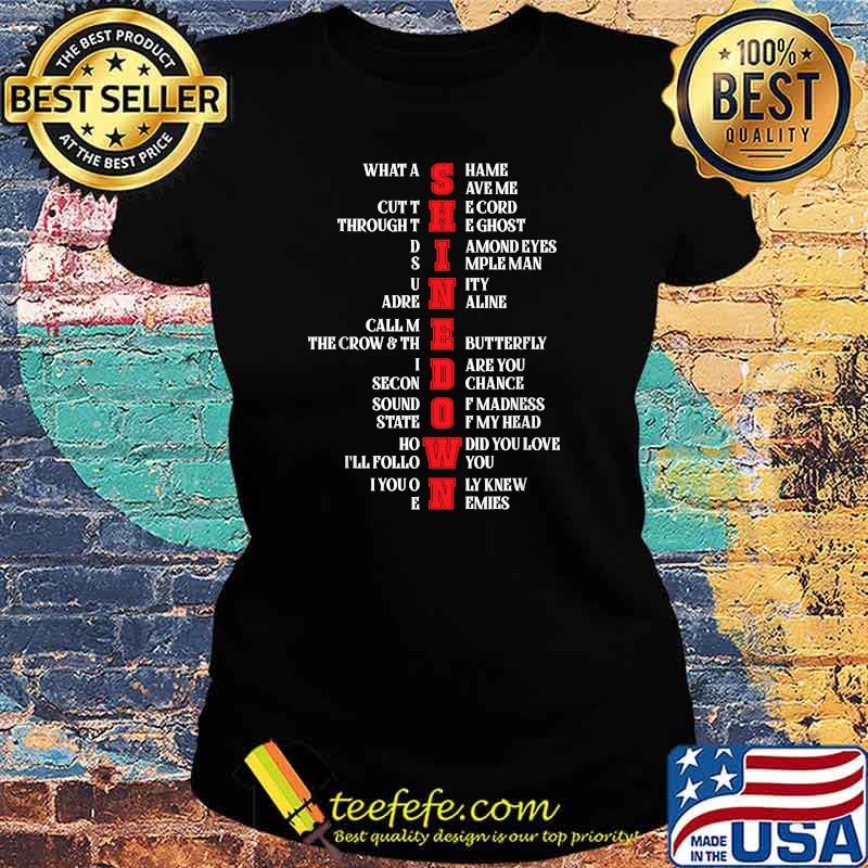 Art Shinedowns Wat A Hame Aveme T-Shirt Ladies tee Art Shinedowns Wat A Hame Aveme T-Shirt Ladies tee