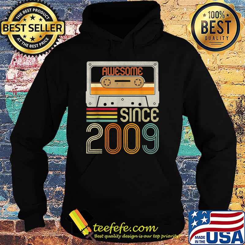 Awesome Since 2009 12th Birthday Vintage T-Shirt Hoodie Awesome Since 2009 12th Birthday Vintage T-Shirt Hoodie