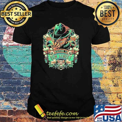 Awesome welcome To Elm Streeet Skull Shirt