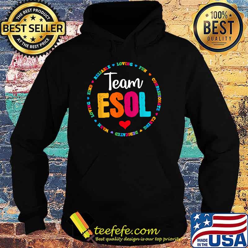 Back to school Teachers Crew Students Team ESOL Teacher T-Shirt Hoodie Back to school Teachers Crew Students Team ESOL Teacher T-Shirt Hoodie
