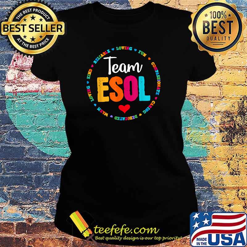 Back to school Teachers Crew Students Team ESOL Teacher T-Shirt Ladies tee Back to school Teachers Crew Students Team ESOL Teacher T-Shirt Ladies tee