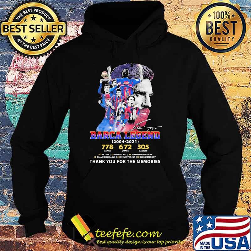 Barca legend messi 2004 2021 thank you for the memories Hoodie Barca legend messi 2004 2021 thank you for the memories Hoodie