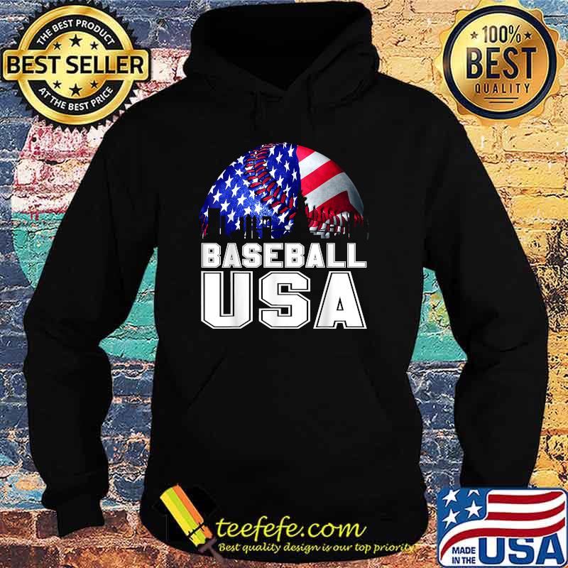 Basetball USA Flag T-Shirt Hoodie Basetball USA Flag T-Shirt Hoodie