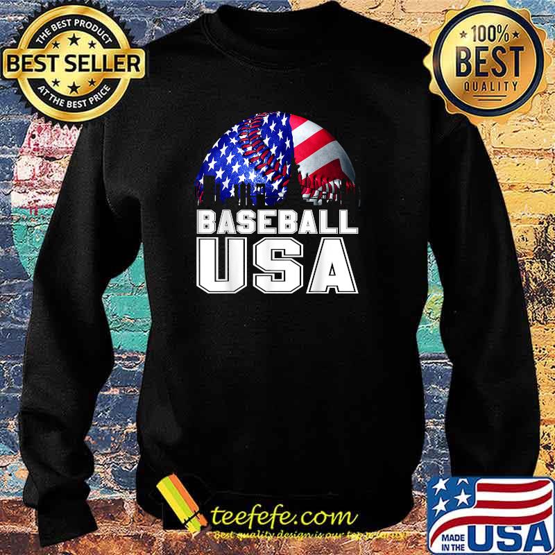 Basetball USA Flag T-Shirt Sweater Basetball USA Flag T-Shirt Sweater