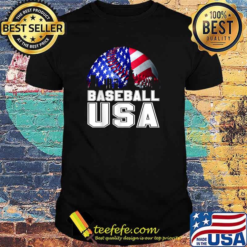 Basetball USA Flag T-Shirt Basetball USA Flag T-Shirt