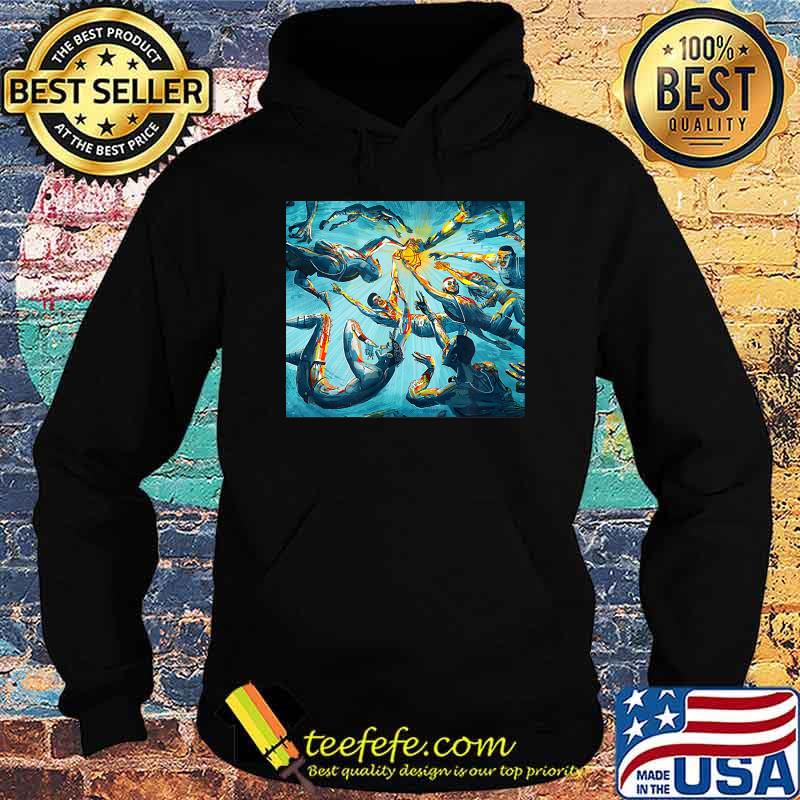 Basketball underwater design fireball T-Shirt Hoodie Basketball underwater design fireball T-Shirt Hoodie