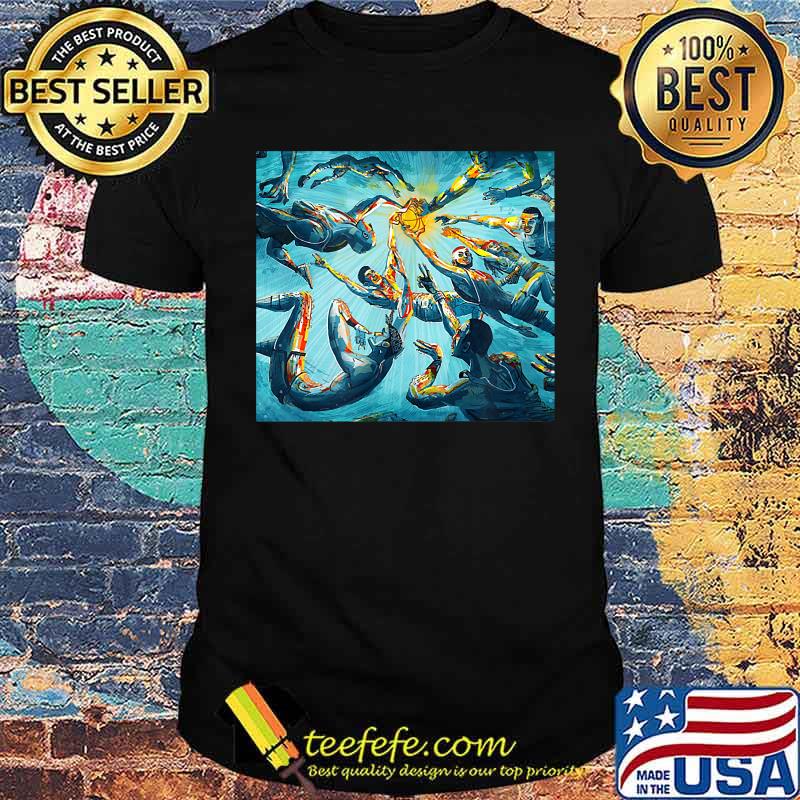 Basketball underwater design fireball T-Shirt