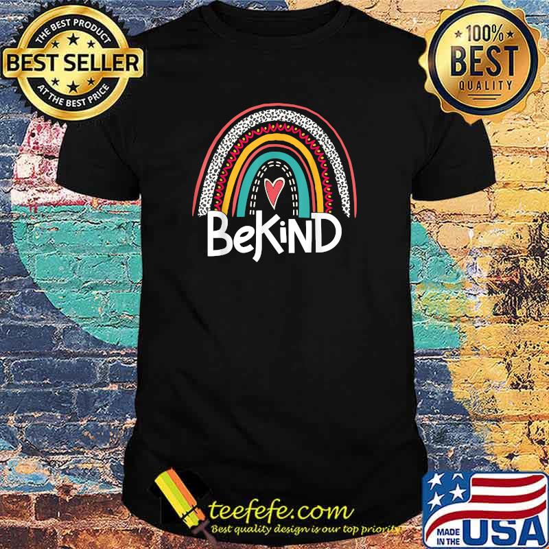 Be Kind Rainbow Lepoard T-Shirt Be Kind Rainbow Lepoard T-Shirt