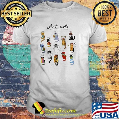 Best art Cats List Shirt