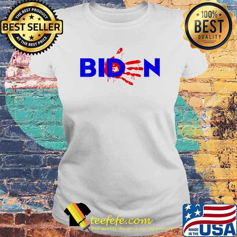 Biden Handprint Resign Now T-Shirt Laides tee Biden Handprint Resign Now T-Shirt Laides tee