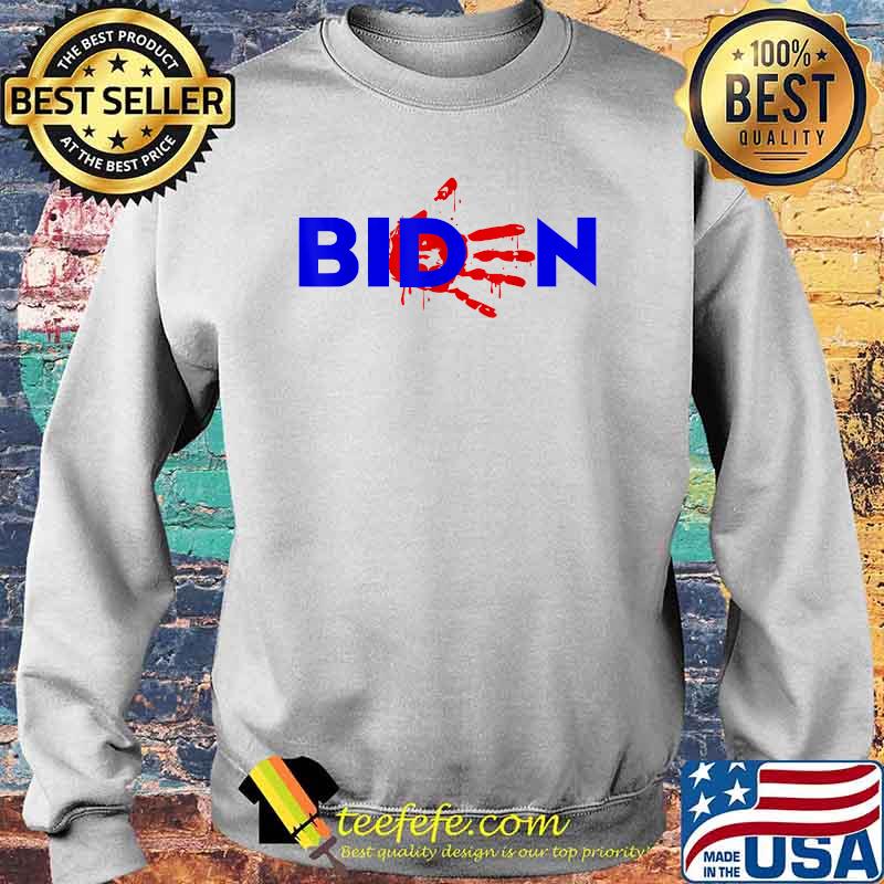 Biden Handprint Resign Now T-Shirt Sweater Biden Handprint Resign Now T-Shirt Sweater