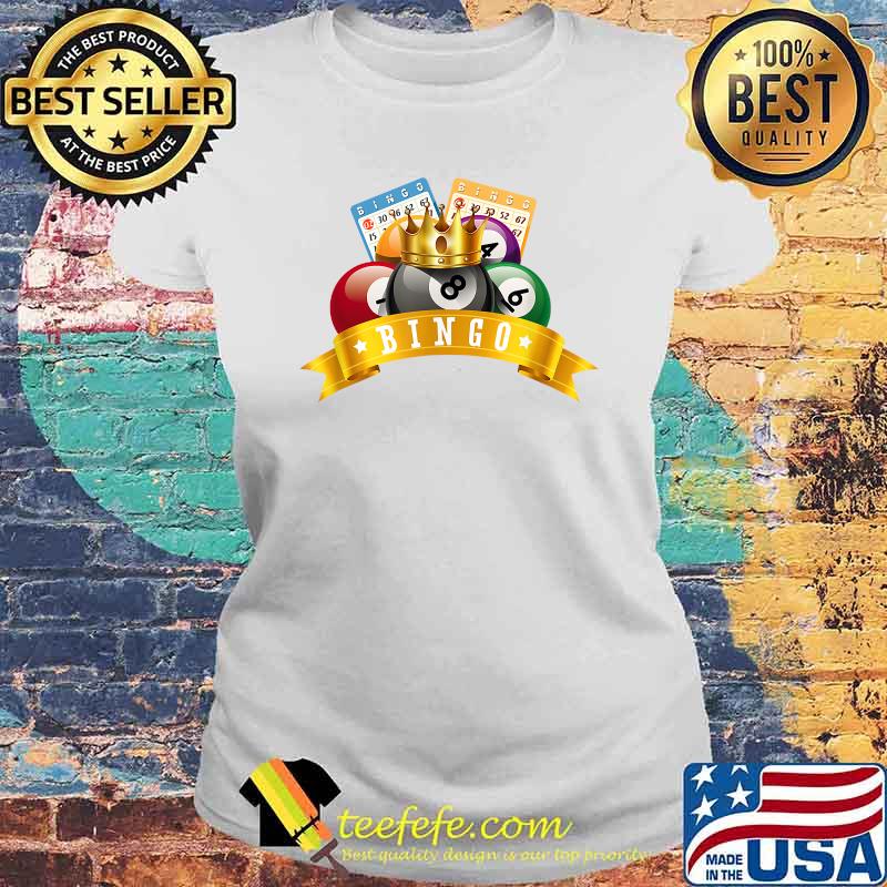 Bingo Ball Crown Coin T-Shirt Laides tee Bingo Ball Crown Coin T-Shirt Laides tee