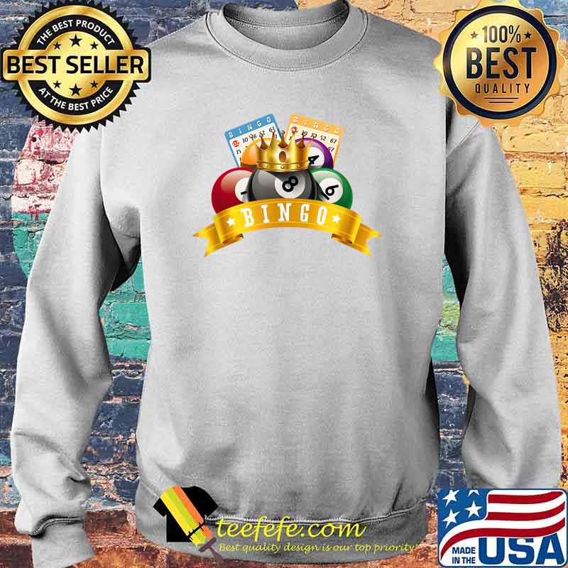 Bingo Ball Crown Coin T-Shirt Sweater Bingo Ball Crown Coin T-Shirt Sweater