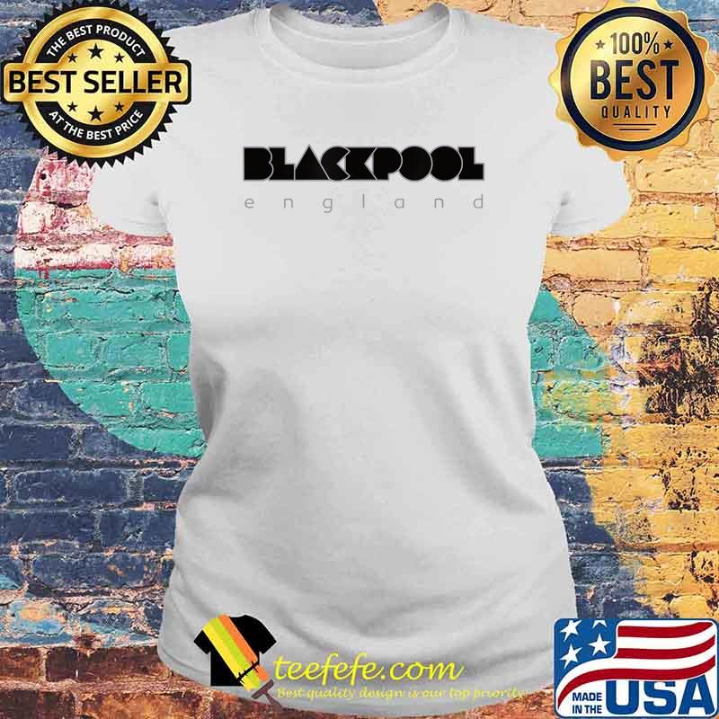 Blackpool 1970s Bold T-Shirt Laides tee Blackpool 1970s Bold T-Shirt Laides tee