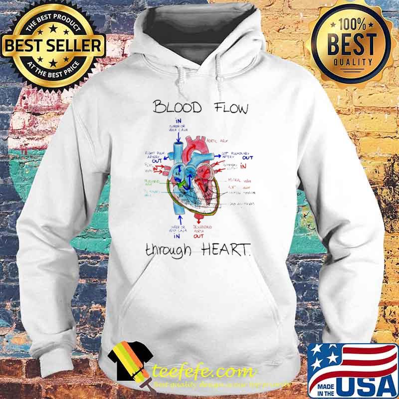 Blood Flow THrough Heart Shirt Hoodie Blood Flow THrough Heart Shirt Hoodie