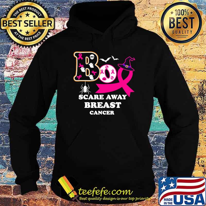 Boo Scare Away Breast Cancer Halloween Shirt Hoodie Boo Scare Away Breast Cancer Halloween Shirt Hoodie