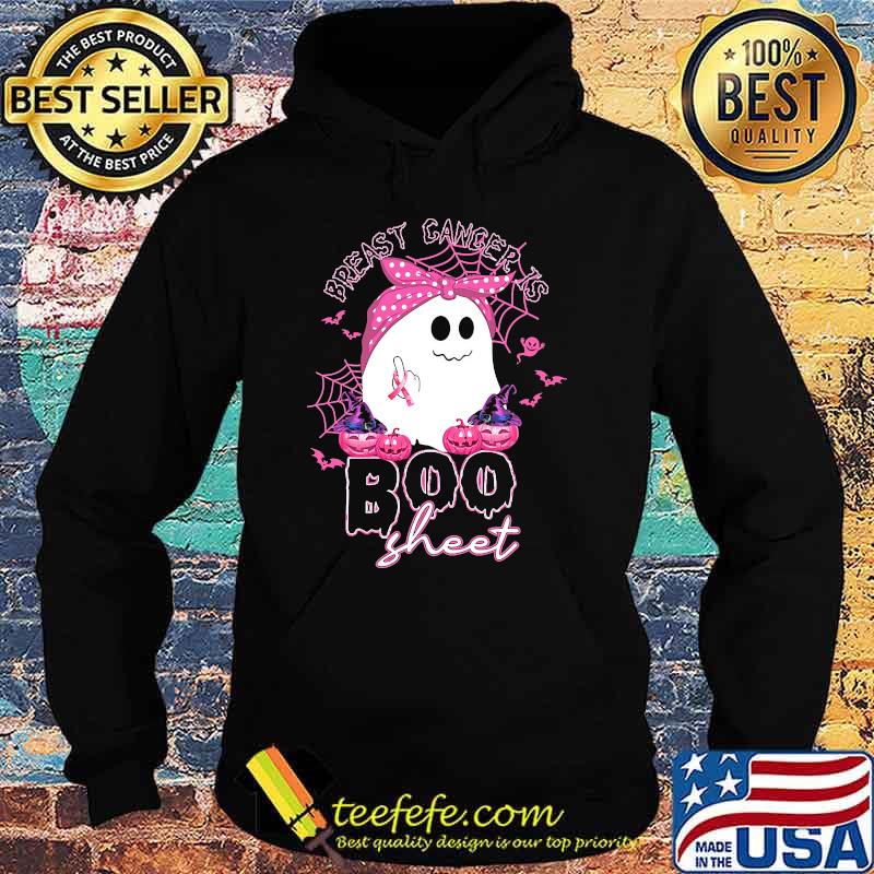 Breast cancer is boo sheet pumpkin halloween s Hoodie Breast cancer is boo sheet pumpkin halloween s Hoodie