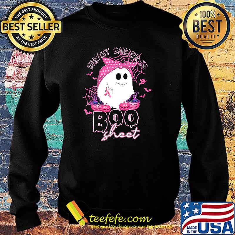 Breast cancer is boo sheet pumpkin halloween s Sweater Breast cancer is boo sheet pumpkin halloween s Sweater