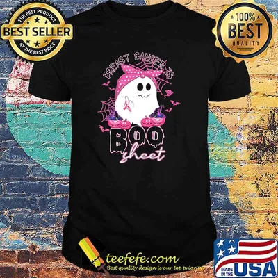 Breast cancer is boo sheet pumpkin halloween shirt
