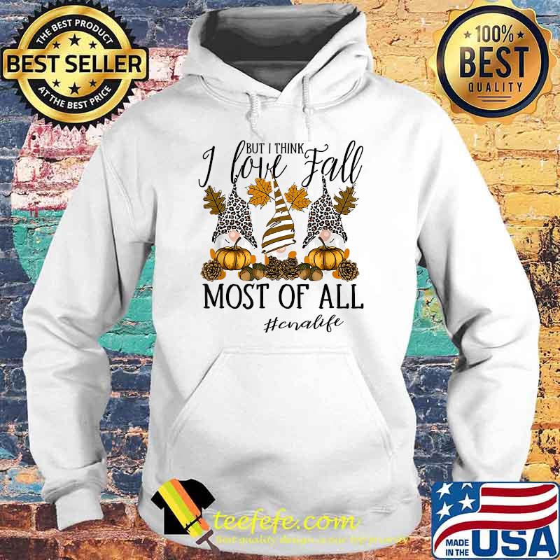 But I Think I Love Fall Most Of All CNA Life Gnome Leopard Pumpkin T-Shirt Hoodie But I Think I Love Fall Most Of All CNA Life Gnome Leopard Pumpkin T-Shirt Hoodie