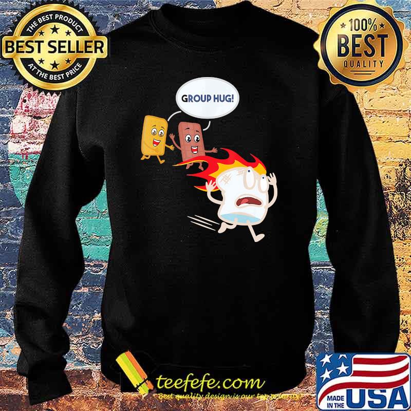 Camping Marshmallow Group Hug Shirt Sweater Camping Marshmallow Group Hug Shirt Sweater